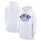 Baltimore Ravens Starter Unisex Half Ball Team Fleece Pullover Hoodie - White for sale