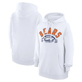 Chicago Bears Starter Unisex Half Ball Team Fleece Pullover Hoodie - White cheap