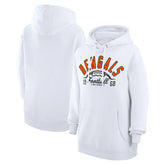 Cincinnati Bengals Starter Unisex Half Ball Team Fleece Pullover Hoodie - White for sale