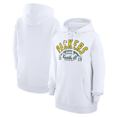 Green Bay Packers Starter Unisex Half Ball Team Fleece Pullover Hoodie - White on sale