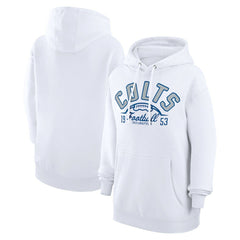 Indianapolis Colts Starter Unisex Half Ball Team Fleece Pullover Hoodie - White online