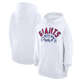 New York Giants Starter Unisex Half Ball Team Fleece Pullover Hoodie - White discount