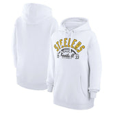 Pittsburgh Steelers Starter Unisex Half Ball Team Fleece Pullover Hoodie - White online