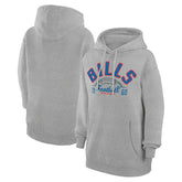 Buffalo Bills Starter Unisex Half Ball Team Fleece Pullover Hoodie - Heather Gray for sale