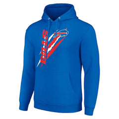 Buffalo Bills Starter Unisex Color Scratch Fleece Pullover Hoodie - Royal online