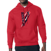 Houston Texans Starter Unisex Color Scratch Fleece Pullover Hoodie - Red for sale