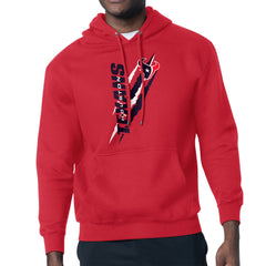 Houston Texans Starter Unisex Color Scratch Fleece Pullover Hoodie - Red for sale