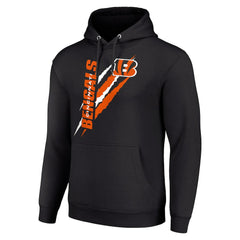Cincinnati Bengals Starter Unisex Color Scratch Fleece Pullover Hoodie - Black sale