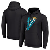 Jacksonville Jaguars Starter Unisex Color Scratch Fleece Pullover Hoodie - Black outlet
