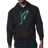 New York Jets Starter Unisex Color Scratch Fleece Pullover Hoodie - Black outlet