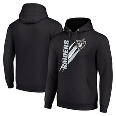 Las Vegas Raiders Starter Unisex Color Scratch Fleece Pullover Hoodie - Black sale