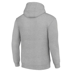 Buffalo Bills Starter Unisex Color Scratch Fleece Pullover Hoodie - Heather Gray cheap