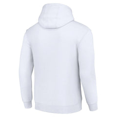 Buffalo Bills Starter Unisex Color Scratch Fleece Pullover Hoodie - White outlet