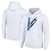 Dallas Cowboys Starter Unisex Color Scratch Fleece Pullover Hoodie - White sale