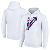 New York Giants Starter Unisex Color Scratch Fleece Pullover Hoodie - White for sale