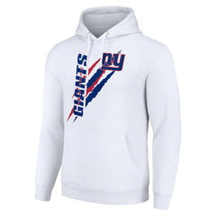 New York Giants Starter Unisex Color Scratch Fleece Pullover Hoodie - White for sale