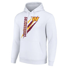 Washington Commanders Starter Unisex Color Scratch Fleece Pullover Hoodie - White for sale