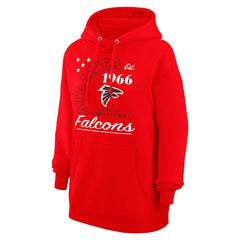 Atlanta Falcons Starter Unisex Arch Team Fleece Pullover Hoodie - Red on sale