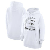 Baltimore Ravens Starter Unisex Arch Team Fleece Pullover Hoodie - White outlet