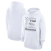 Denver Broncos Starter Unisex Arch Team Fleece Pullover Hoodie - White online