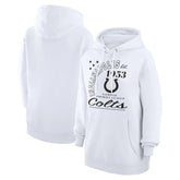 Indianapolis Colts Starter Unisex Arch Team Fleece Pullover Hoodie - White for sale