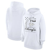 Kansas City Chiefs Starter Unisex Arch Team Fleece Pullover Hoodie - White outlet