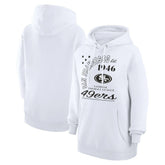San Francisco 49ers Starter Unisex Arch Team Fleece Pullover Hoodie - White on sale