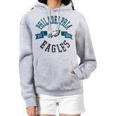 Philadelphia Eagles G-III 4Her by Carl Banks Women's City Graphic Team Fleece Pullover Hoodie - Heather Gray for sale