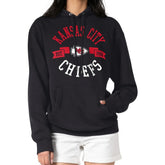 Kansas City Chiefs G-III 4Her by Carl Banks Women's City Graphic Team Fleece Pullover Hoodie - Black sale