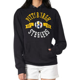 Pittsburgh Steelers G-III 4Her by Carl Banks Women's City Graphic Team Fleece Pullover Hoodie - Black online