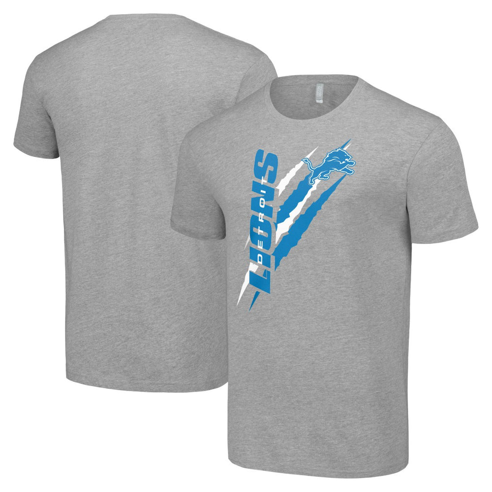 Detroit Lions Starter Color Scratch T-Shirt - Heather Gray online