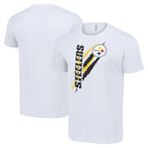 Pittsburgh Steelers Starter Color Scratch T-Shirt - White outlet