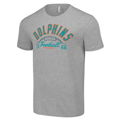 Miami Dolphins Starter Half Ball Team T-Shirt - Heather Gray outlet