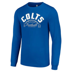 Indianapolis Colts Starter Half Ball Team Long Sleeve T-Shirt - Royal online