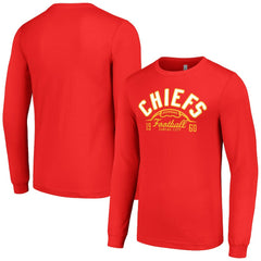 Kansas City Chiefs Starter Half Ball Team Long Sleeve T-Shirt - Red discount