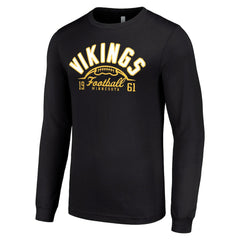 Minnesota Vikings Starter Half Ball Team Long Sleeve T-Shirt - Black online