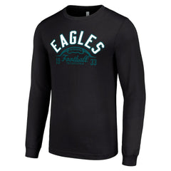 Philadelphia Eagles Starter Half Ball Team Long Sleeve T-Shirt - Black on sale