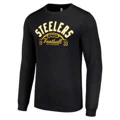 Pittsburgh Steelers Starter Half Ball Team Long Sleeve T-Shirt - Black sale