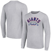 New York Giants Starter Half Ball Team Long Sleeve T-Shirt - Heather Gray sale