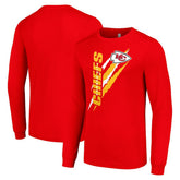 Kansas City Chiefs Starter Color Scratch Long Sleeve T-Shirt - Red online
