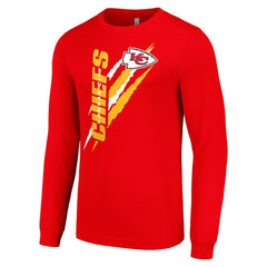 Kansas City Chiefs Starter Color Scratch Long Sleeve T-Shirt - Red online