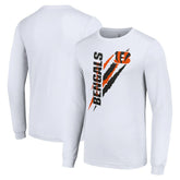Cincinnati Bengals Starter Color Scratch Long Sleeve T-Shirt - White for sale