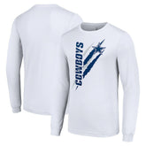 Dallas Cowboys Starter Color Scratch Long Sleeve T-Shirt - White discount