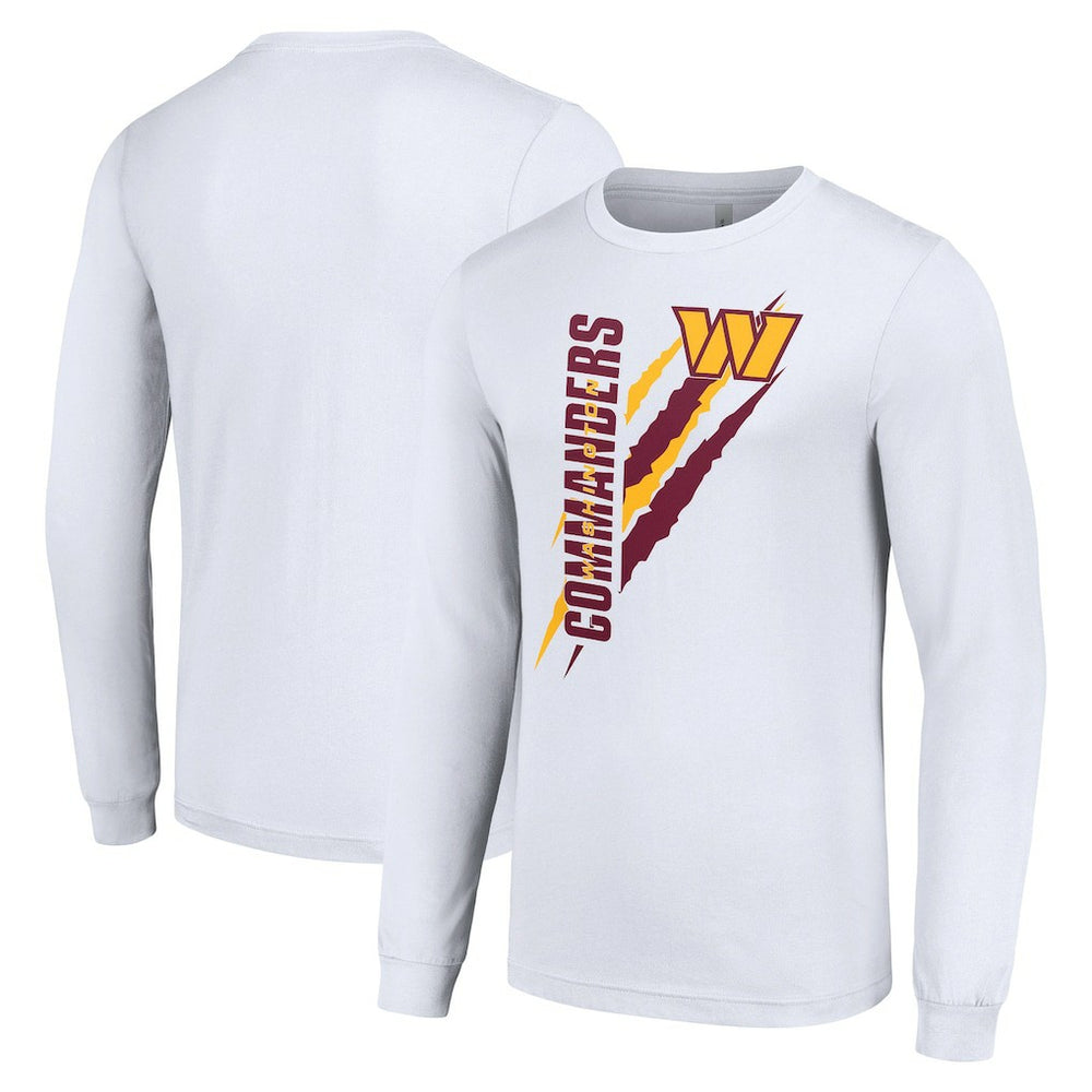 Washington Commanders Starter Color Scratch Long Sleeve T-Shirt - White online