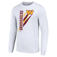 Washington Commanders Starter Color Scratch Long Sleeve T-Shirt - White online