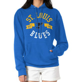 St. Louis Blues G-III 4Her by Carl Banks Women's City Graphic Fleece Pullover Hoodie Blue