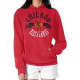 Chicago Blackhawks G-III 4Her by Carl Banks Women's City Graphic Fleece Pullover Hoodie Red