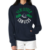Vancouver Canucks G-III 4Her by Carl Banks Women's City Graphic Fleece Pullover Hoodie Navy