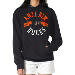 Anaheim Ducks G-III 4Her by Carl Banks Women's City Graphic Fleece Pullover Hoodie Black