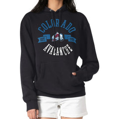 Colorado Avalanche G-III 4Her by Carl Banks Women's City Graphic Fleece Pullover Hoodie Black
